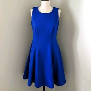 Cobalt Blue White House Black Market Fit and Flare